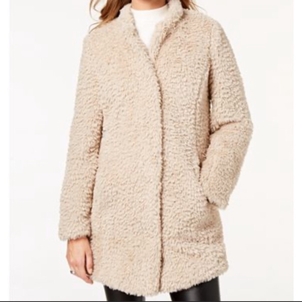 Kenneth Cole Teddy Bear Coat/ Jacket Beige